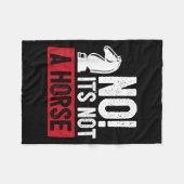 Funny Chess King Castling Design Fleece Deken (Voorkant (Horizontaal))