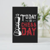 Funny Chess King Castling Design Informatiekaartje (Staand voorkant)