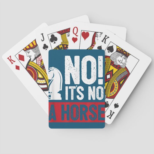 Funny Chess King Castling Design Pokerkaarten (Achterkant)