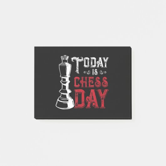 Funny Chess King Castling Design Post-it® Notes (Voorkant)