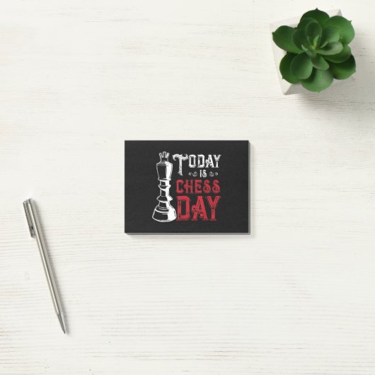 Funny Chess King Castling Design Post-it® Notes (Kantoor)