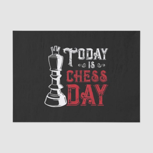 Funny Chess King Castling Design Tissuepapier (Voorkant)
