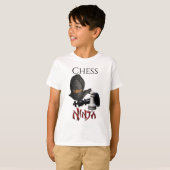 Funny Chess Ninja Chess Player T-shirt (Voorkant volledig)