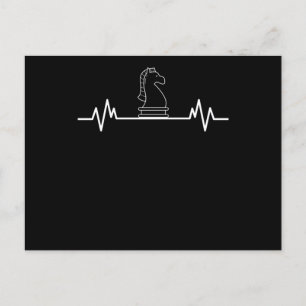 Funny Chess Piece Chess Player Fun Chess Game Gift Briefkaart