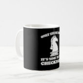 Funny Chess Piece Chess Player Fun Chess Game Gift Koffiemok (Voorkant links)