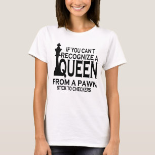 Funny Chess Player Club Queen Board Game Lover T-shirt