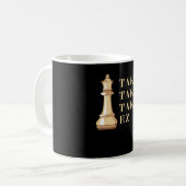 Funny Chess Player en Titled Player Gift Idea Koffiemok (Voorkant links)