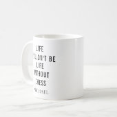 Funny Chess Player Gag, gepersonaliseerd Koffiemok (Voorkant links)