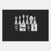Funny Chess Player Game Board Periodic Table Gift Inpakpapier Vel (Voorkant)