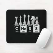 Funny Chess Player Game Board Periodic Table Gift Muismat (Met muis)