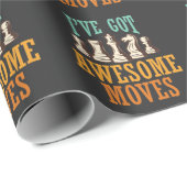 Funny Chess Player Gift for Chess Lover Cadeaupapier (Rol Hoek)