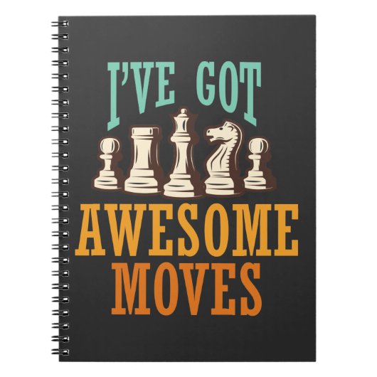 Funny Chess Player Gift for Chess Lover Notitieboek (Voorkant)
