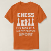 Funny Chess Player T-shirt (Design voorkant)