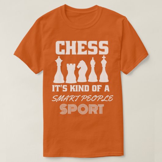 Funny Chess Player T-shirt (Design voorkant)