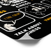 Funny Chess Player Things I Do In My Spare Time  Poster (Hoek)