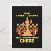 Funny Chess Quote Gift for Chess Players & Lovers Kaart (Voorkant)