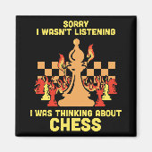 Funny Chess Quote Gift for Chess Players & Lovers Magneet (Voorkant)