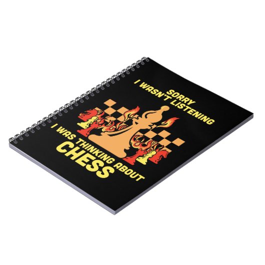Funny Chess Quote Gift for Chess Players & Lovers Notitieboek (Linkerzijde)