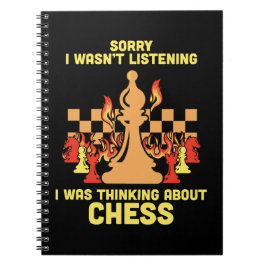 Funny Chess Quote Gift for Chess Players & Lovers Notitieboek