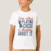 Funny Chess Quote T-shirt (Voorkant)