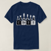 Funny Chess Set punts Periodic Table Board Game P T-shirt (Design voorkant)