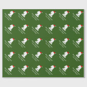 Funny chess-stuk patroon kerstpapier cadeaupapier (Vlak)