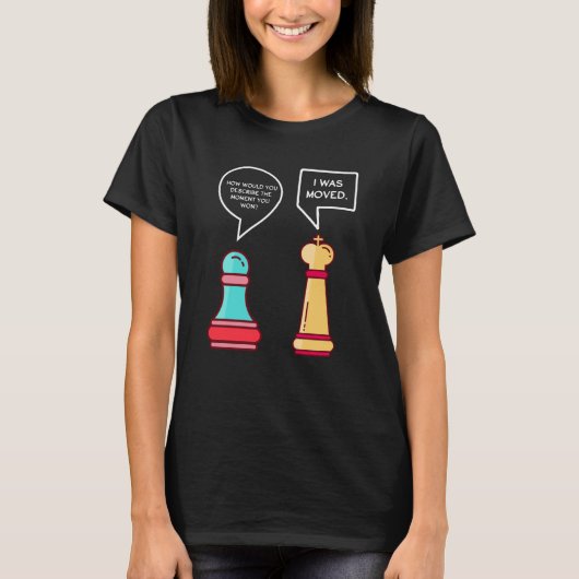 Funny Chess T-shirt (Voorkant)