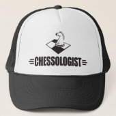 Funny Chess Trucker Pet (Voorkant)
