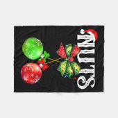 Funny Chest Nuts Chestnuts Matching Family Christm Fleece Deken (Voorkant (Horizontaal))