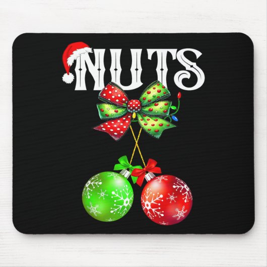 Funny Chest Nuts Chestnuts Matching Family Christm Muismat (Voorkant)