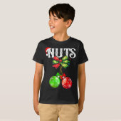Funny Chest Nuts Chestnuts Matching Family Christm T-shirt (Voorkant volledig)