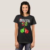 Funny Chest Nuts Chestnuts Matching Family Christm T-shirt (Voorkant volledig)