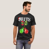 Funny Chest Nuts Chestnuts Matching Family Christm T-shirt (Voorkant volledig)