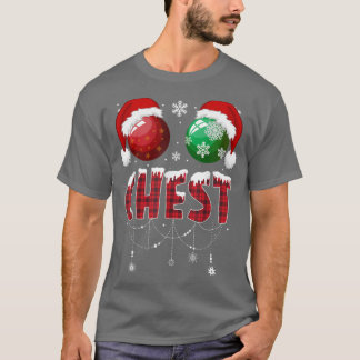 Funny Chest Nuts Couples Christmas Chest Nuts Adul T-shirt