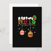 Funny Chest Nuts Couples kerstnoten Adult Kaart (Voorkant / Achterkant)