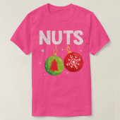 Funny Chest Nuts Matching Chestnuts T-shirt (Design voorkant)