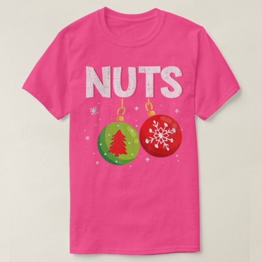 Funny Chest Nuts Matching Chestnuts T-shirt (Design voorkant)