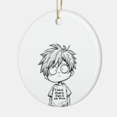 Funny Chibi Anime Boy Ornament (Links)