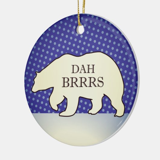 Funny Chicago Holiday Ornament (Links)