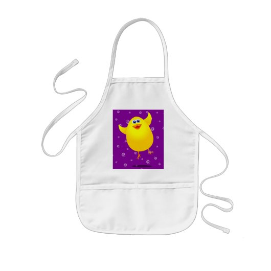 Funny chick, Apron Kinder Schort (Voorkant)