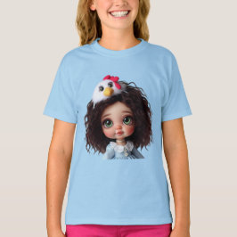 Funny Chick beroemd gemaakt door Natasha Us T-shirt