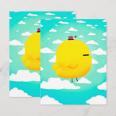 Funny Chick Eggs voor Boerderij Lover | Gezinsgesc Kaart (Voorkant / Achterkant)