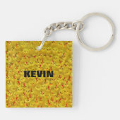 Funny CHICK MAGNET Yellow Easter Chicken Sleutelhanger (Achterkant)