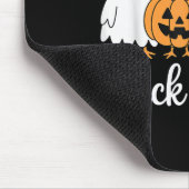 Funny Chick Or Treat Chicken Halloween  Muismat (Hoek)