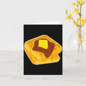 Funny Chicken &amp; Waffles Matching Halloween Cos Kaart (Gele Bloem)