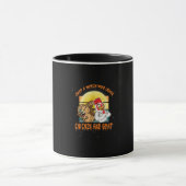 Funny Chicken and Goat Halloween Costume Gift Mok (Midden)