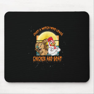 Funny Chicken and Goat Halloween Costume Gift Muismat