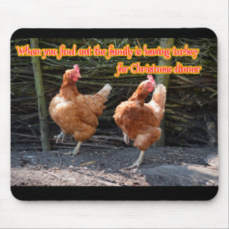 Funny Chicken and Rooster Memories with Funny Afbe Muismat
