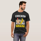 Funny Chicken Banana Dance Meme For Kids &amp; Adu T-shirt (Voorkant volledig)