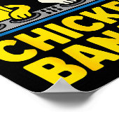 Funny Chicken Banana  Poster (Hoek)